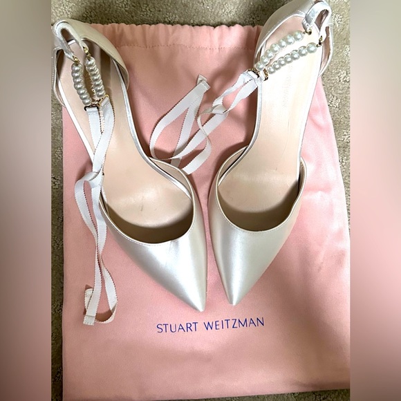 Stuart weitzman all pearls bow - Picture 1 of 3